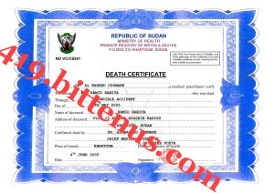Death certificate of Dr 1.Rabiya